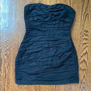 Black Strapless Dress